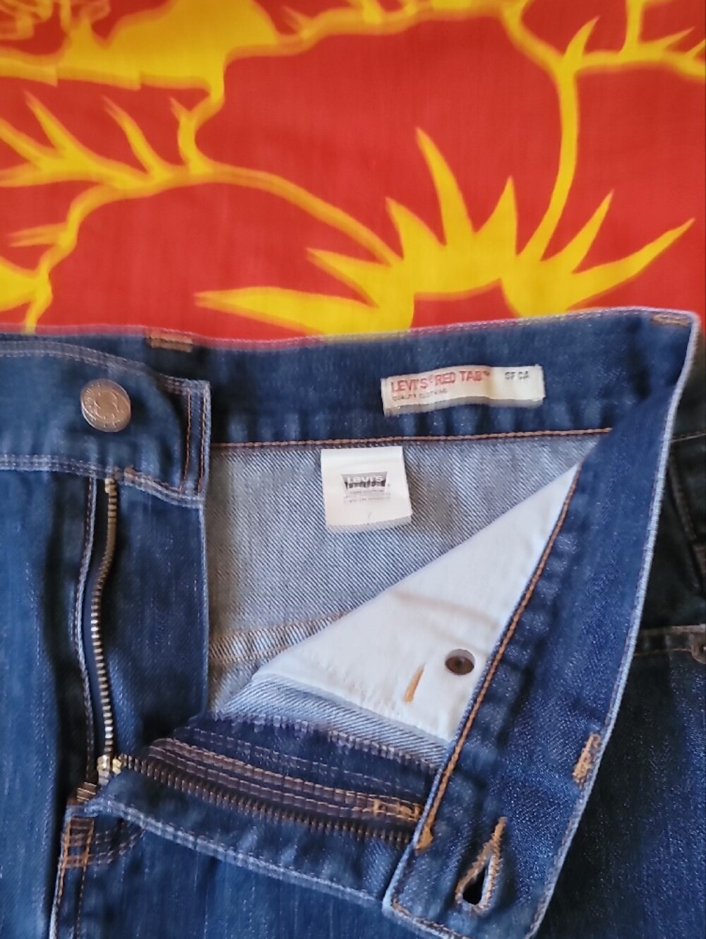 Levi's Fun Ready Dark Blue Denim Mini Skirt - Picture 10 of 11